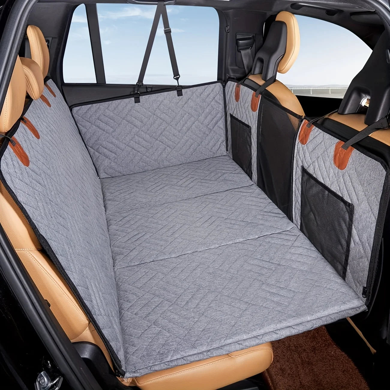 Ultimate Dog Seat Cover - Waterproof, Scratch-Proof, and Non-Slip Car Hammock for All Breeds